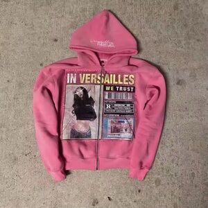 Pink Graphic Hoodie